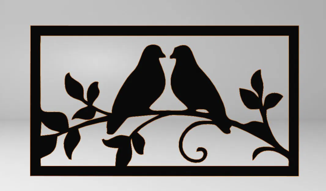 Tranh chim nghệ thuật 2D - Trang trí tường độc đáo - Image 2