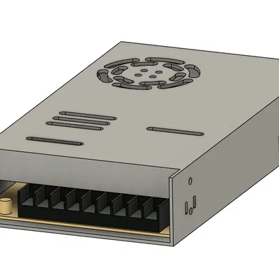 Model PSU MeanWell 600W (bản giản lược)