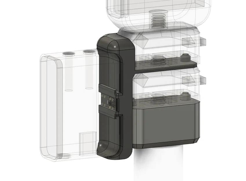 [Version 3] Ngàm gắn DJI Mic kèm Insta360 X3 - Image 2