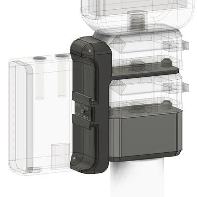 [Version 3] Ngàm gắn DJI Mic kèm Insta360 X3