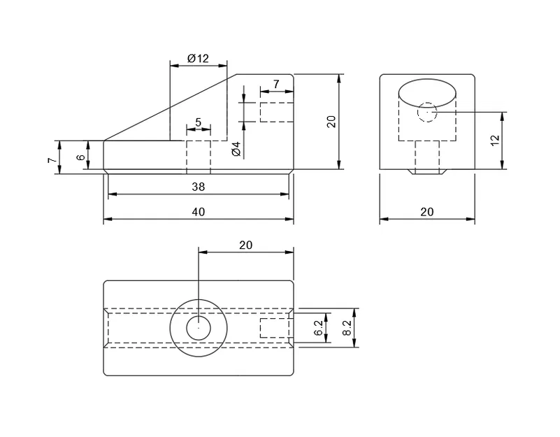 Giá đỡ cảm biến filament đơn giản cho Ender 3 S1/Pro - Image 3