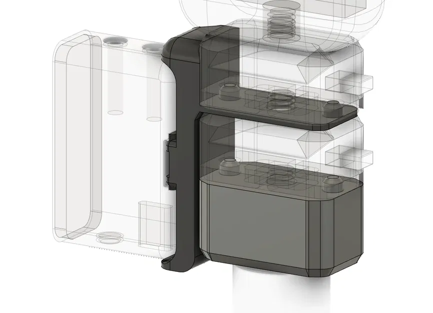 [Version 3] Ngàm gắn DJI Mic kèm Insta360 X3 - Image 3