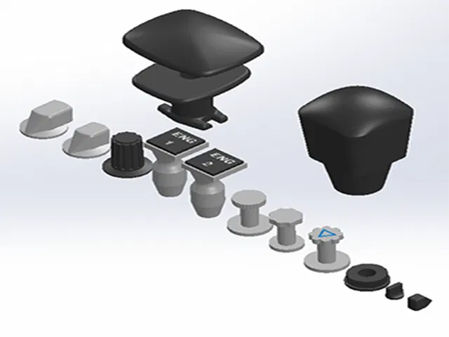 Airbus A320 - Núm Home Cockpit (Knobs) - Image 1