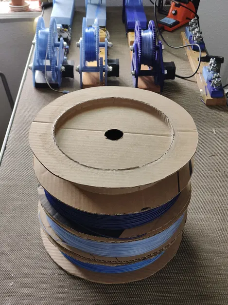 Cuộn Đựng Dây Tóc Nhựa PLA Cỡ Lớn Bằng Bìa Carton - Image 1