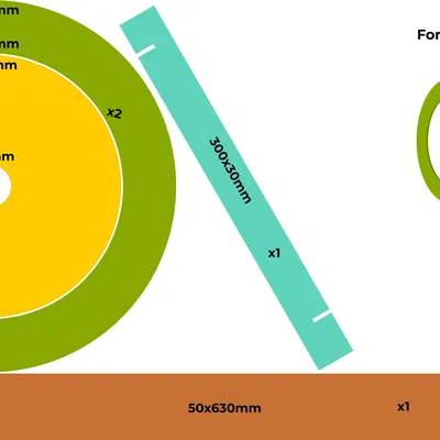 Cuộn Đựng Dây Tóc Nhựa PLA Cỡ Lớn Bằng Bìa Carton