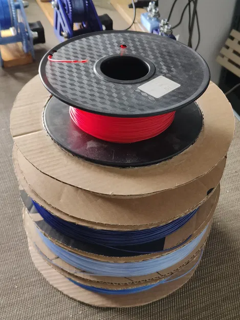 Cuộn Đựng Dây Tóc Nhựa PLA Cỡ Lớn Bằng Bìa Carton - Image 3