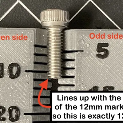 Bike Scruler - Dụng cụ đo/nhận biết ốc M3–M10 cho xe đạp