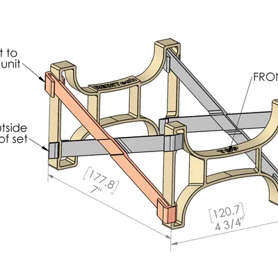 Chân Đế In 3D Đa Năng Cho Hộp Đựng Sợi Filament