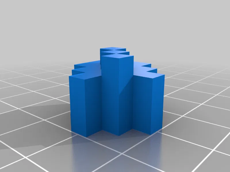 Mô Hình Bí Ngô Minecraft 3D In Hai Màu - Image 3