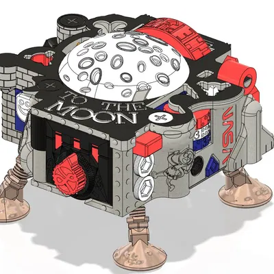 Hộp Puzzle “To The Moon” của Leisure Luke