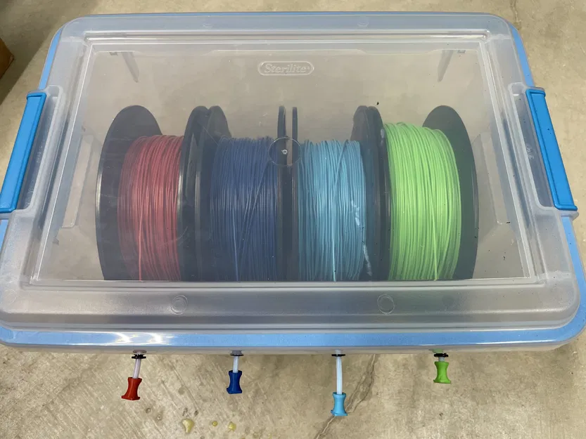 Hộp chống ẩm filament Sterilite 20 quart 2.0 dùng ty ren 5/16 inch - Image 2