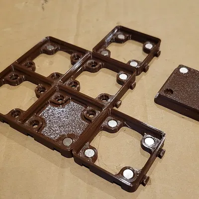 Dovetail gridfinity anchor - Magnet cleat/anchor v2