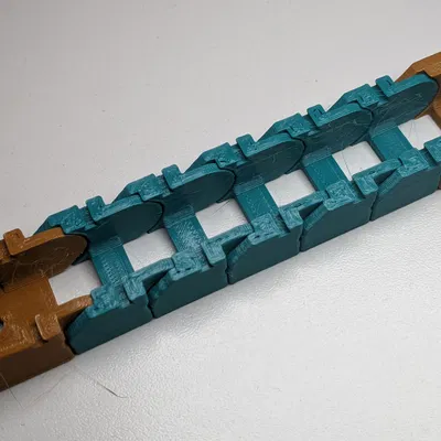 Drag chain dạng mở tối ưu cho in 3D