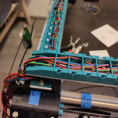 Drag chain dạng mở tối ưu cho in 3D