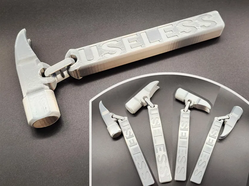 Búa "Vô Dụng" Độc Đáo - Mô hình in 3D liền khối - Image 1