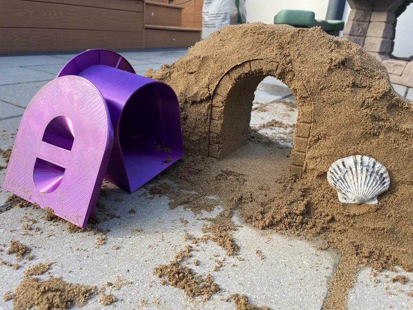 Khuôn Cổng/Vòm/Đường Hầm Lâu Đài Cát (Sand Castle Gate/Arch/tunnel Form) - Image 1