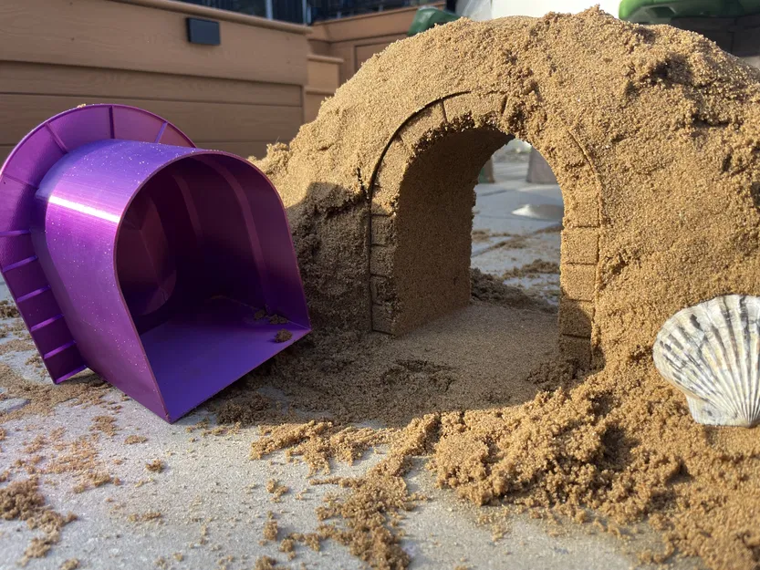 Khuôn Cổng/Vòm/Đường Hầm Lâu Đài Cát (Sand Castle Gate/Arch/tunnel Form) - Image 2