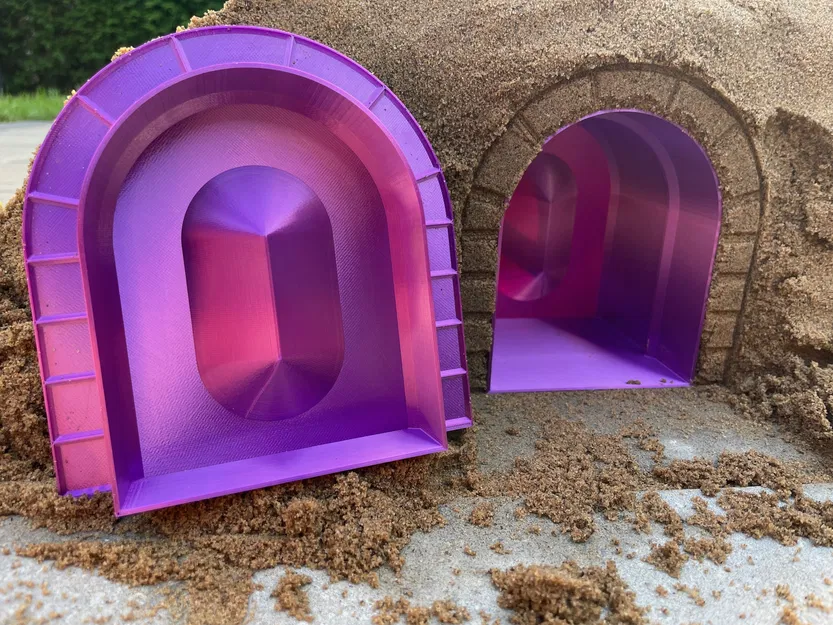 Khuôn Cổng/Vòm/Đường Hầm Lâu Đài Cát (Sand Castle Gate/Arch/tunnel Form) - Image 4