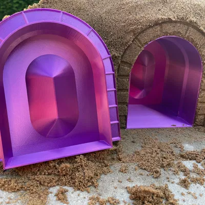 Khuôn Cổng/Vòm/Đường Hầm Lâu Đài Cát (Sand Castle Gate/Arch/tunnel Form)