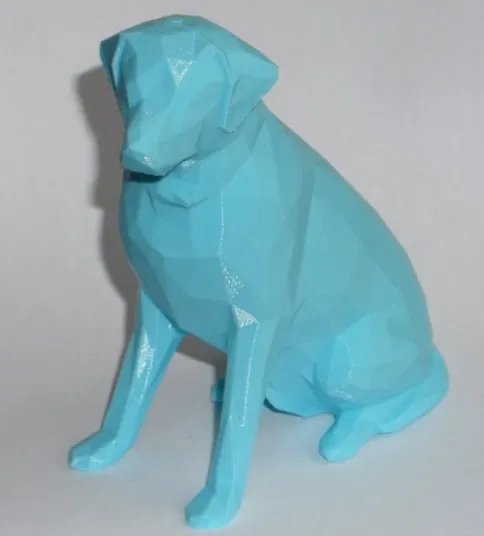 Mô Hình Chó Golden Retriever Low Poly Độc Đáo - Image 1