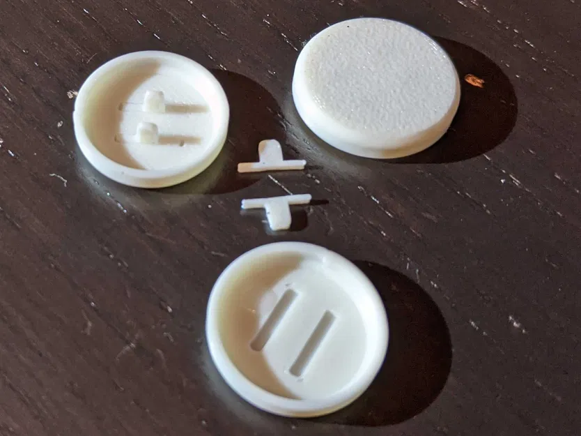 Nút Arcade in 3D cho Kailh Choc V1 Low Profile (chân rời, khó gãy) - Image 1