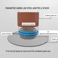 Adapter & Spacer Parametric cho Spool Bambu Lab (2-trong-1) | Lõi bìa cứng - Thumbnail 1