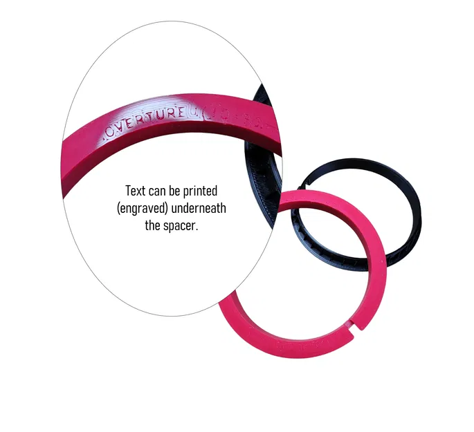 Adapter & Spacer Parametric cho Spool Bambu Lab (2-trong-1) | Lõi bìa cứng - Image 3