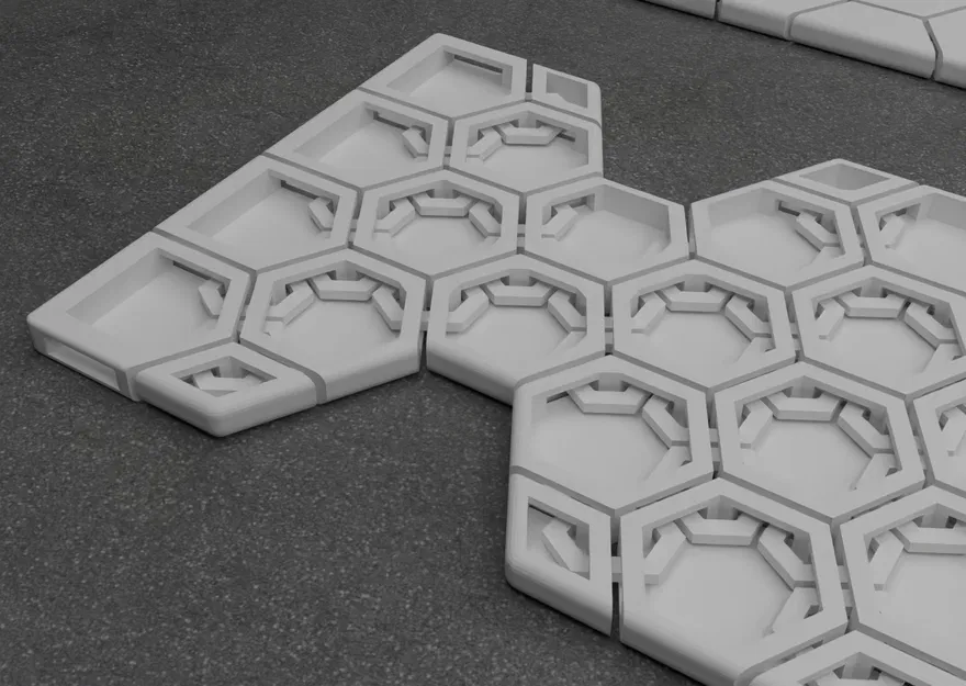 Cà vạt chainmail HexMaille in nhanh (Quick Print) – bản linh hoạt - Image 3