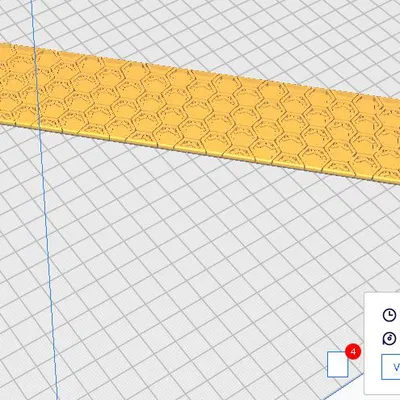 Cà vạt chainmail HexMaille in nhanh (Quick Print) – bản linh hoạt