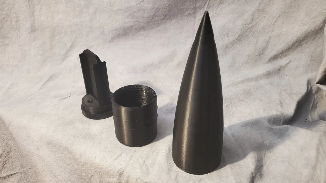 Bộ kit lắp ráp rocket Doorknob 38mm (3-in) – 3-in 38mm Doorknob Rocket Builders Kit - Image 5