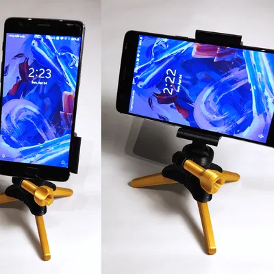 Phone Tripod v2 – Tripod điện thoại khớp bi in 3D (xoay ngang/dọc)