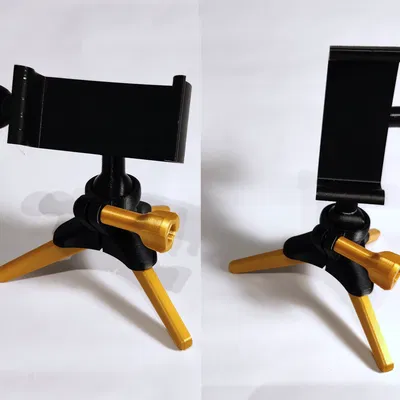 Phone Tripod v2 – Tripod điện thoại khớp bi in 3D (xoay ngang/dọc)
