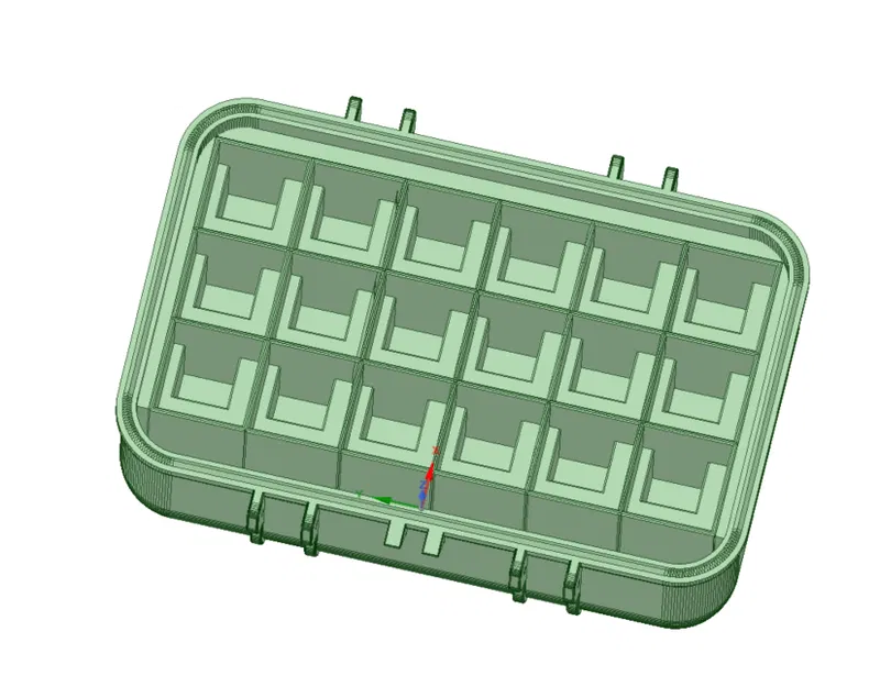 Hộp Đựng 18 Đầu Phun Máy In 3D Bambu Lab X1C/P1P - Image 1