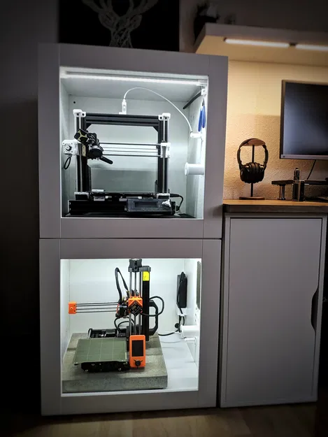Ikea Platsa Modular Dual Prusa Enclosure (MINI/MK3s/Bear) - Vỏ tủ modular - Image 1