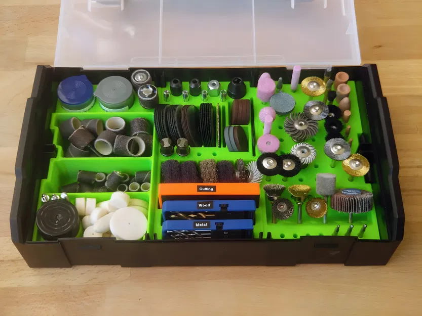 Khay sắp xếp mũi Dremel cho L-Boxx Mini - Image 1