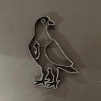 Khuôn Cắt Bánh Chim Bồ Câu "Thông Điệp" Hài Hước