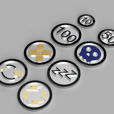 Token Pokemon TCG 3D - Đa Dạng Mẫu Mã, In Màu Theo Yêu Cầu