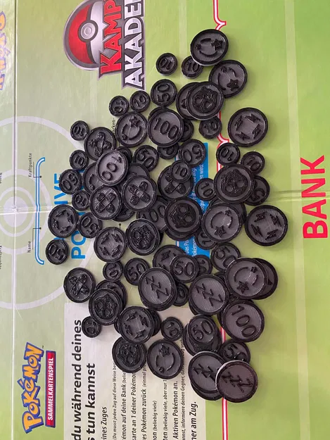 Token Pokemon TCG 3D - Đa Dạng Mẫu Mã, In Màu Theo Yêu Cầu - Image 2