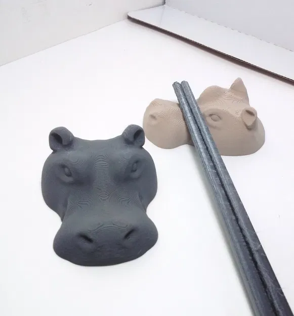 Gác Đũa Hình Hà Mã (Hippo Chopstick Holder) - Image 3
