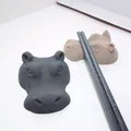 Gác Đũa Hình Hà Mã (Hippo Chopstick Holder) - Thumbnail 3