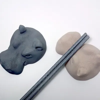 Gác Đũa Hình Hà Mã (Hippo Chopstick Holder)