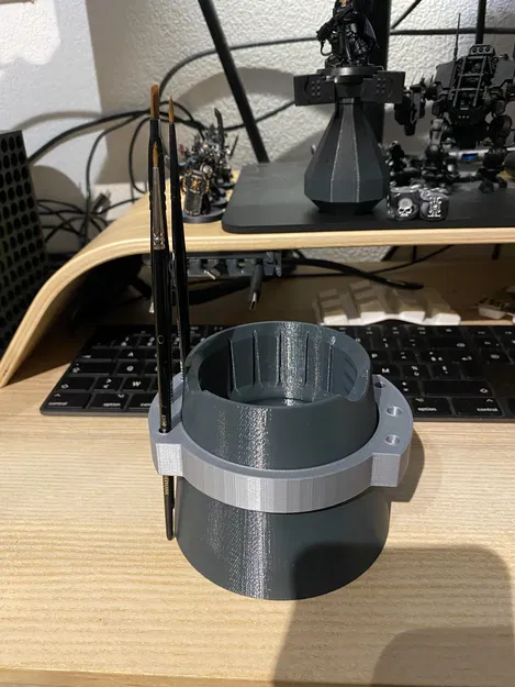 Cốc nước rửa cọ sơn (paint water pot) - Image 1