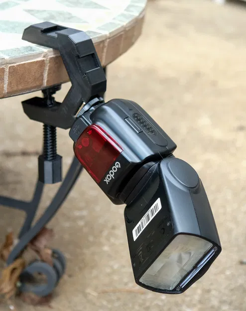 Photo Clamp (Kẹp C-clamp 3 cold shoe cho phụ kiện chụp/quay) - Image 2