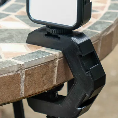 Photo Clamp (Kẹp C-clamp 3 cold shoe cho phụ kiện chụp/quay)