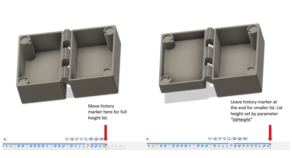 Hộp Bản Lề Nam Châm Tham Số (Parametric Magnetic Hinged Box) - Image 2