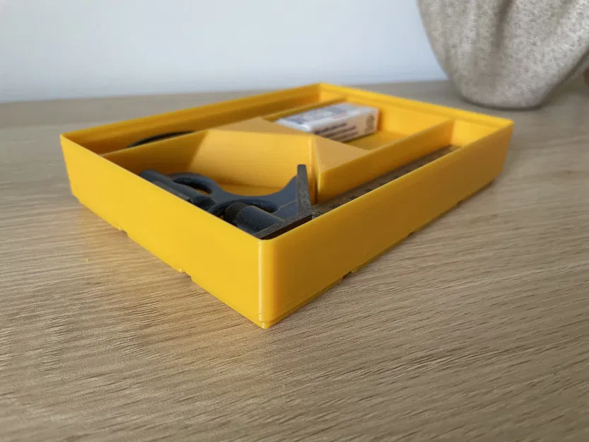 Khay Gridfinity để 1–2 thước Combination Square (lưới 4x3) (Universal fit) - Image 2