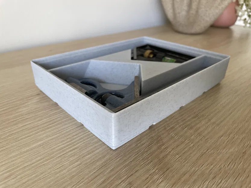 Khay Gridfinity để 1–2 thước Combination Square (lưới 4x3) (Universal fit) - Image 8