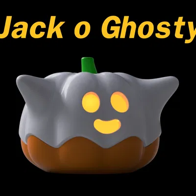 Ghost Pumpkin (Bí ngô ma) dùng được với tealight
