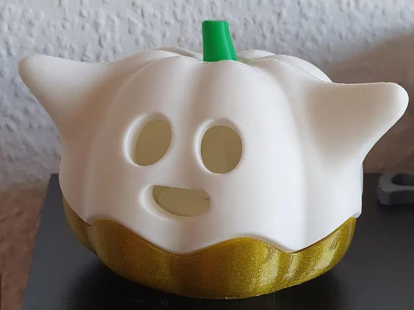 Ghost Pumpkin (Bí ngô ma) dùng được với tealight - Image 4