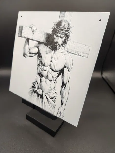 Chúa Giêsu Vác Thập Giá Hueforge - Image 2